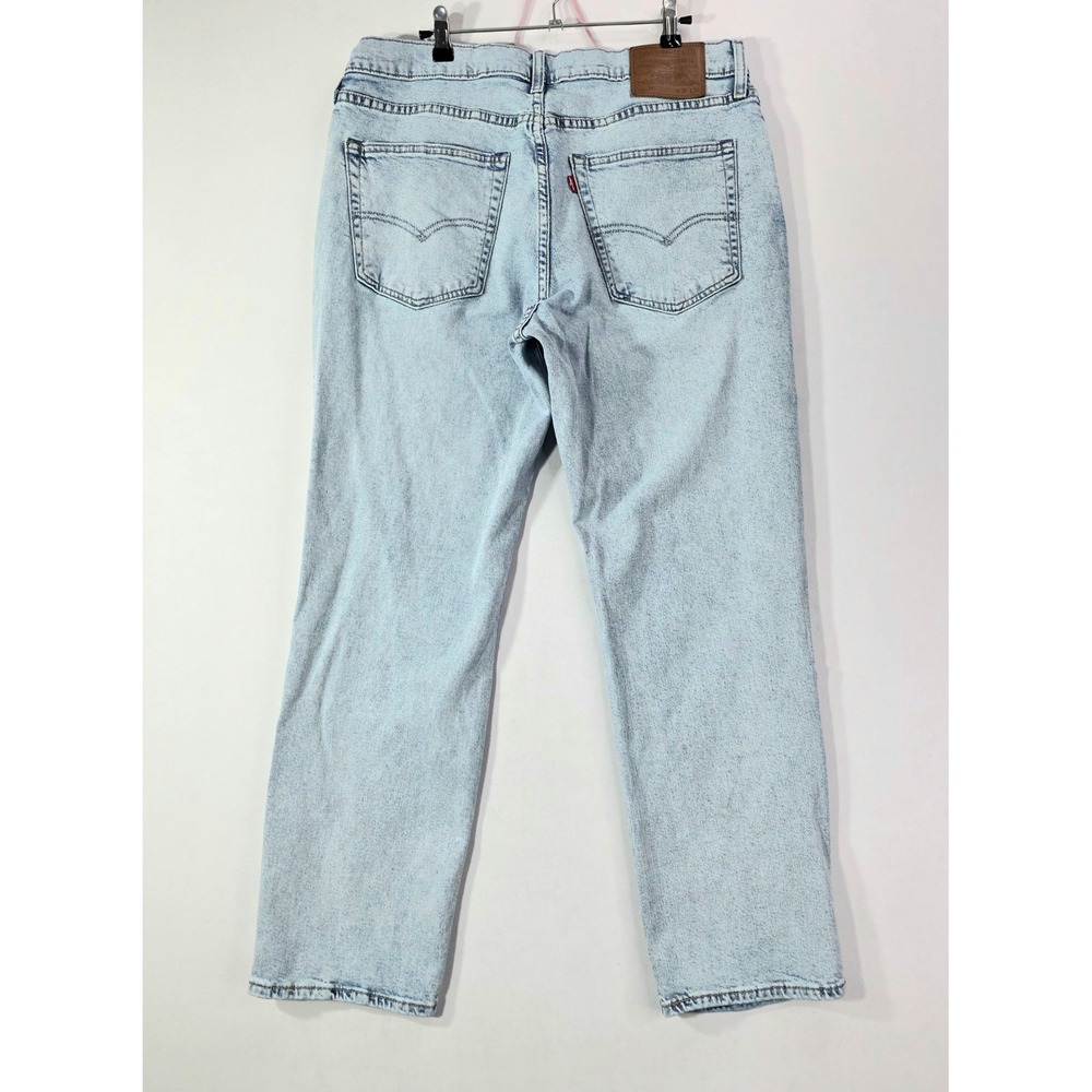Levis 541 Athletic Taper Jeans Mens 36x28 (TAG 36x30) Light Wash Blue BIG E - Picture 2 of 15